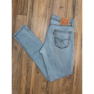 Levi's 511 Slim Fit Jeans Men 32x32 Light Wash Stretch Denim Casual